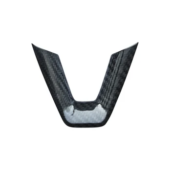 Наклейка для отделки крышки рулевого колеса автомобиля, Отделка крышки рулевого колеса, Аксессуары для интерьера для Tesla Model 3 Highland 2024